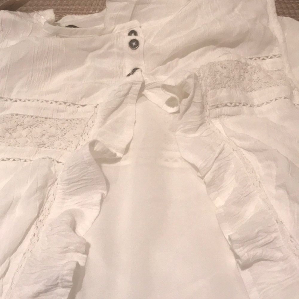 American Eagle white romper NWT SZ S - Picture 3 of 3
