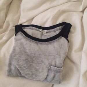 Stone Washed Baseball Tee