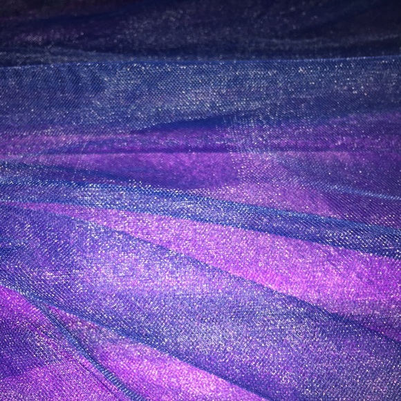 Purple and blue prom dress - Picture 8 of 8