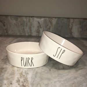 Rae Dunn Cat Bowls (Set of 2)
