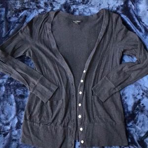 Banana Republic Navy Cotton Cardigan