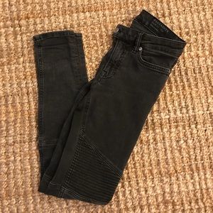 All Saints Skinny Black “Biker Fit” Jeans