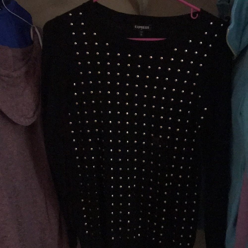 Express studded sweater new with tags