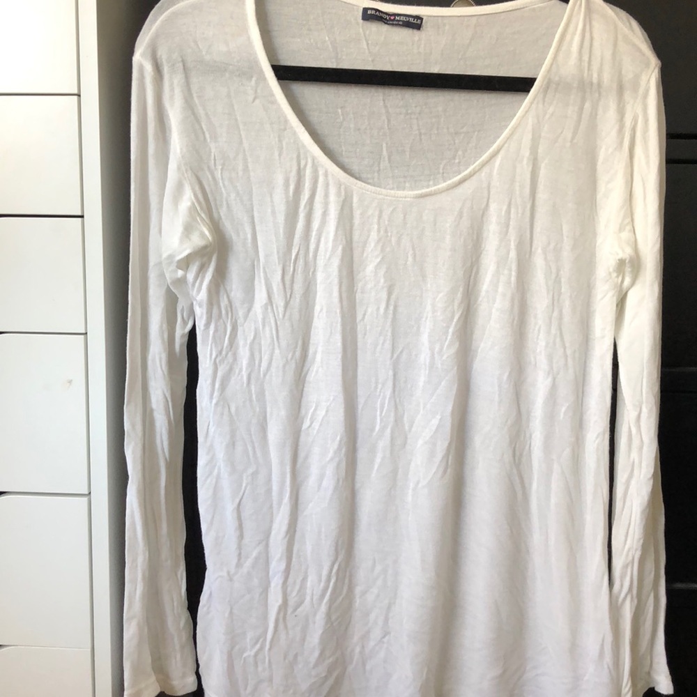 White cotton top
