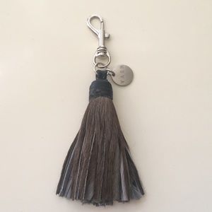 Nikki Tassel Keyring - Neutral