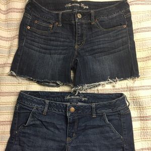 American Eagle Jean Shorts! 2pr/sz12