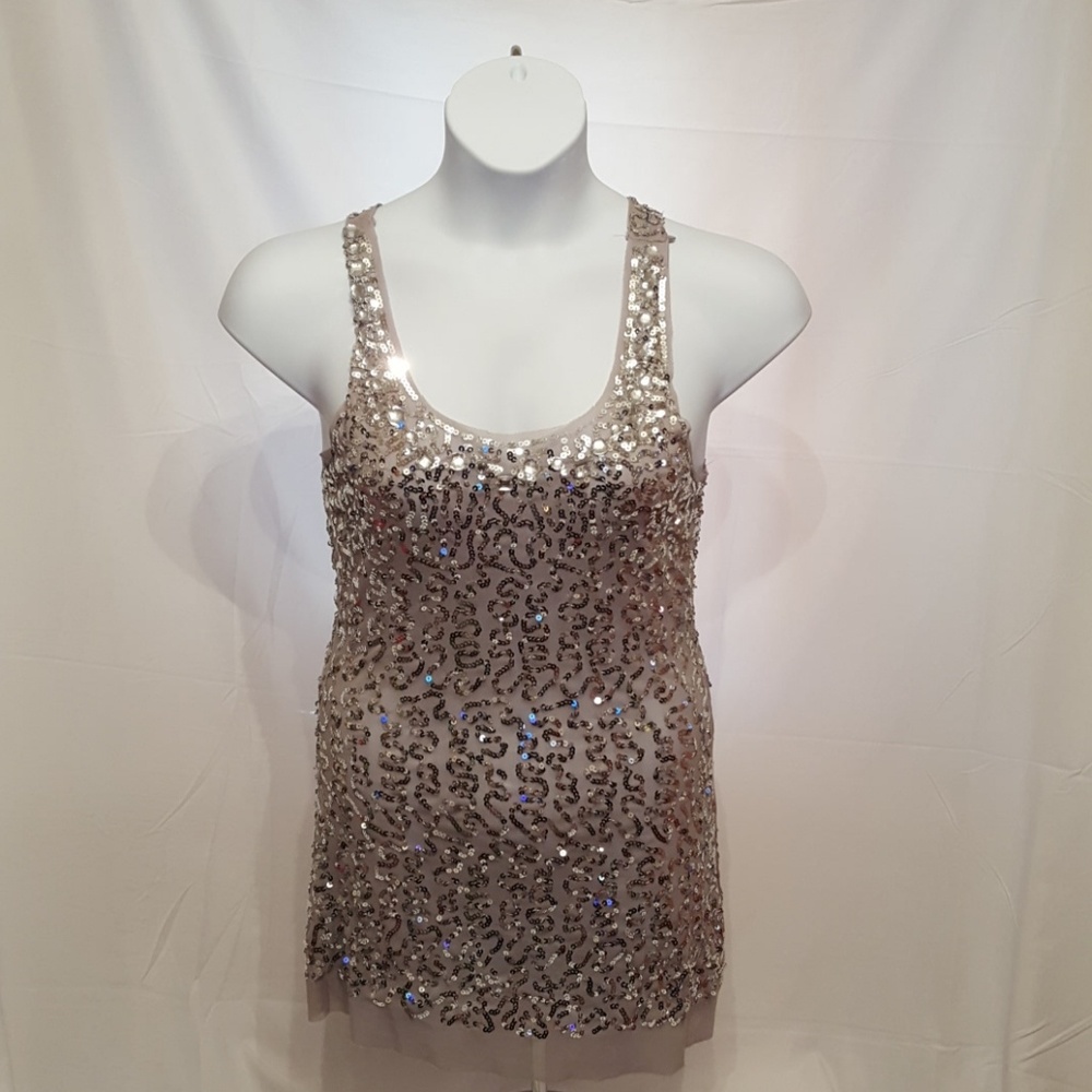 *SOLD* Sequin Racerback Tank
