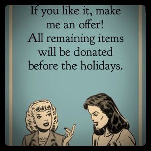 Everything being donated! Make an offer! 😍👗