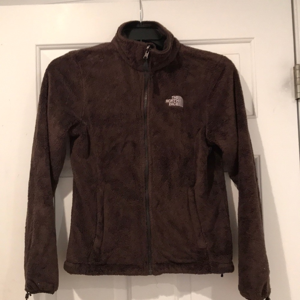 Brown Women’s Zip Up North Face Fleece Jacket