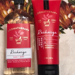 Bath & Body Works shower gel and lotion