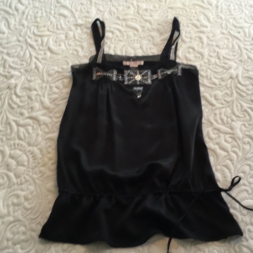 Rebecca Taylor silk beaded camisole