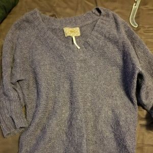 Free people purple sweater