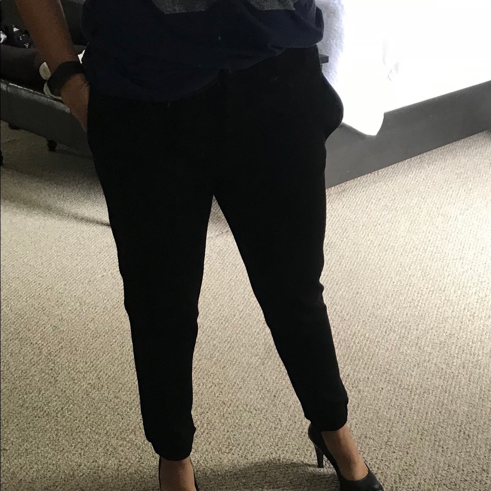 Loft black jogger pants
