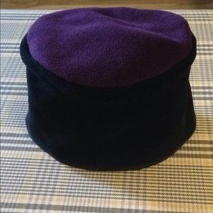 Reversible Fleece Flat-top Hat