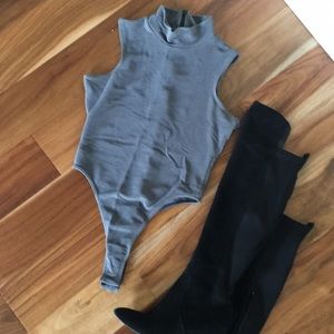 Vintage EXPRESS thong body suit