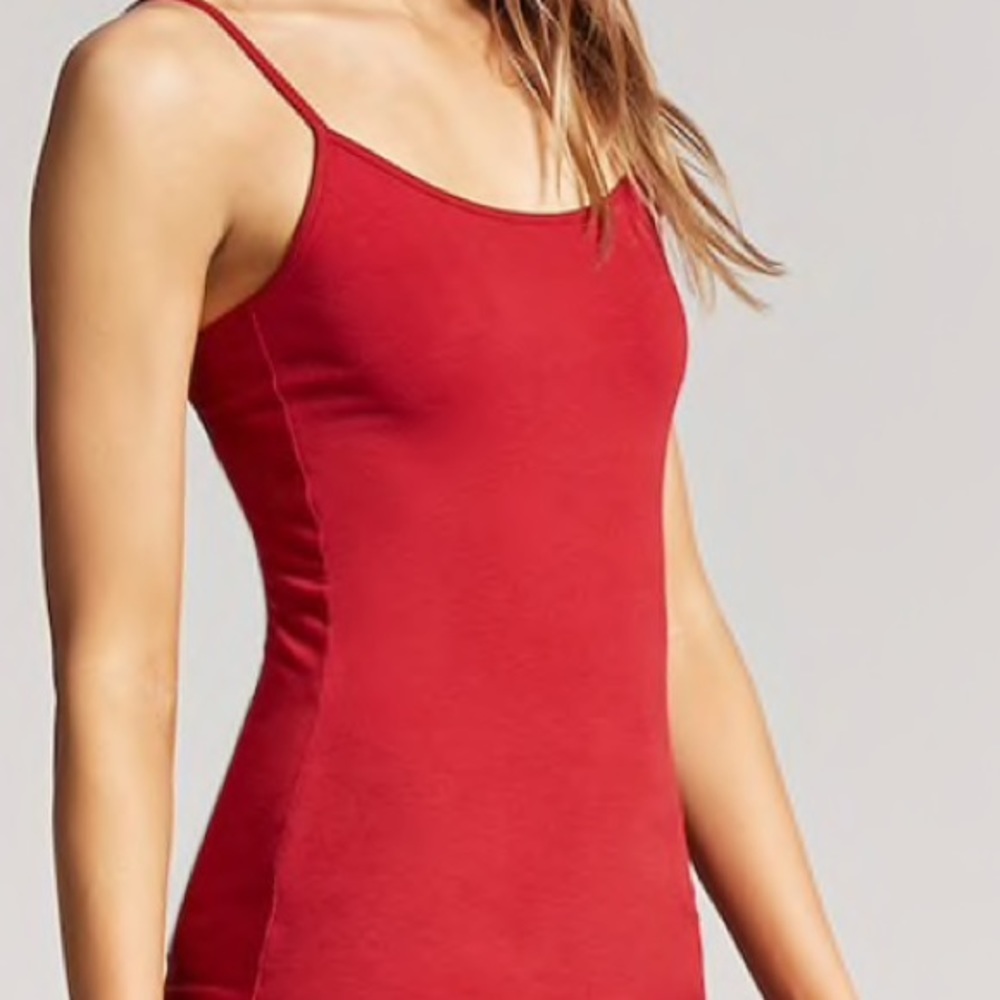 Red tank top