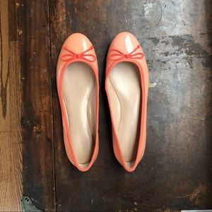 Coral Ballet Flats Size 11