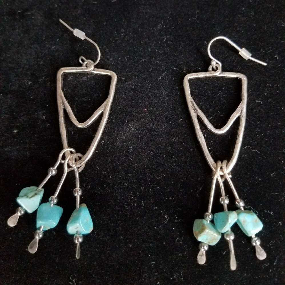 Turquoise Set - bracelet & earrings