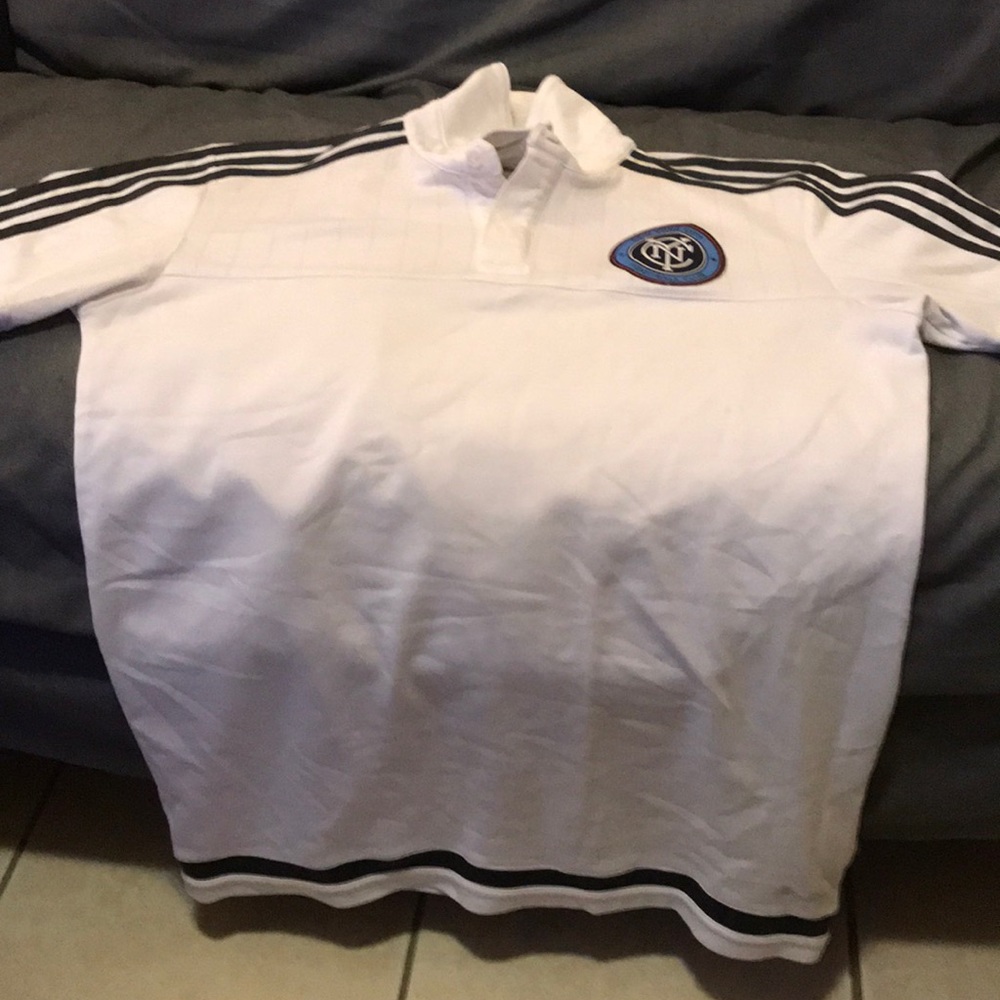 Adidas NYCFC White Polo