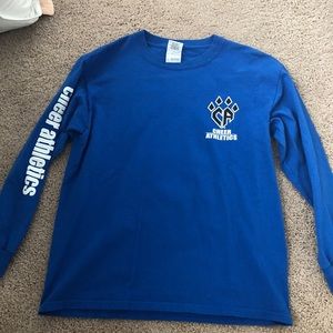 Cheer Athletics blue claw long sleeve tee