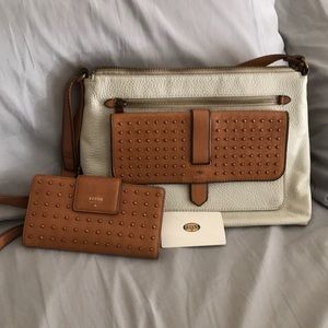 Fossil Crossbody and Wallet