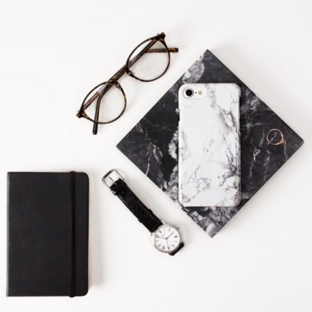 DONATING - White Marble Cell iPhone 7 Case Cover