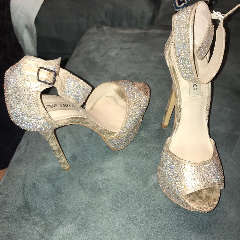 Sequined Steve Madden heels