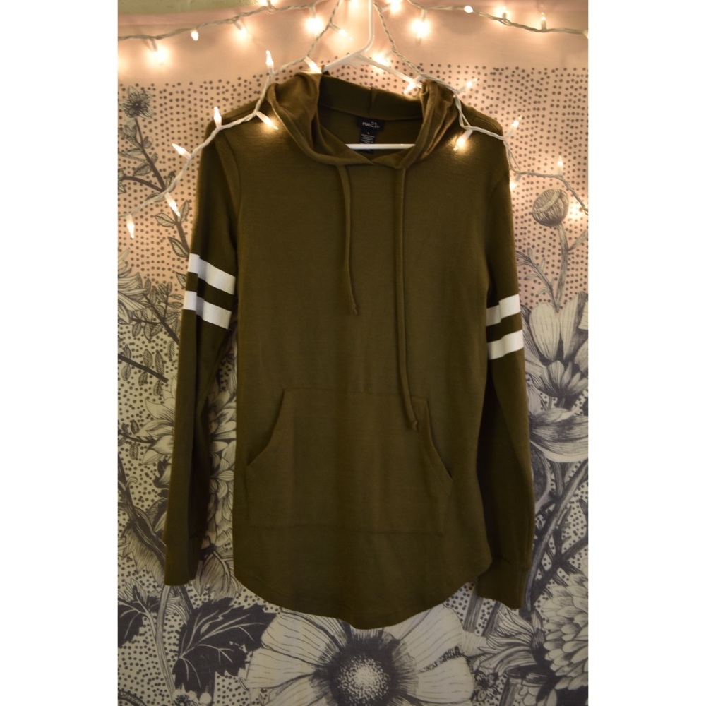 Green hoodie