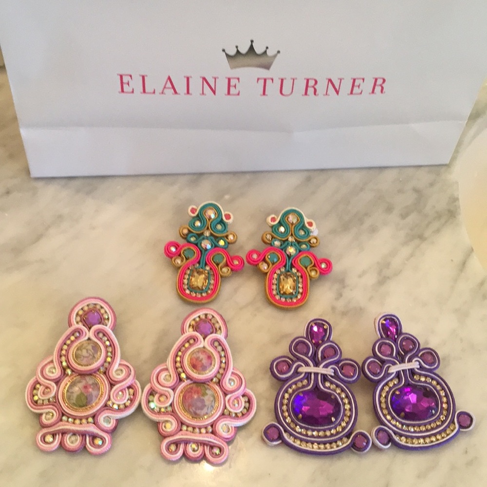 One of a kind, amazing handmade earrings!