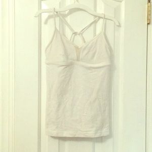 Lululemon White Workout Tank