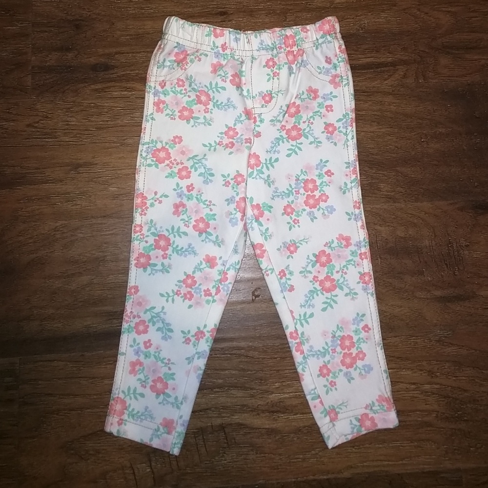 New Carter's Floral Leggings