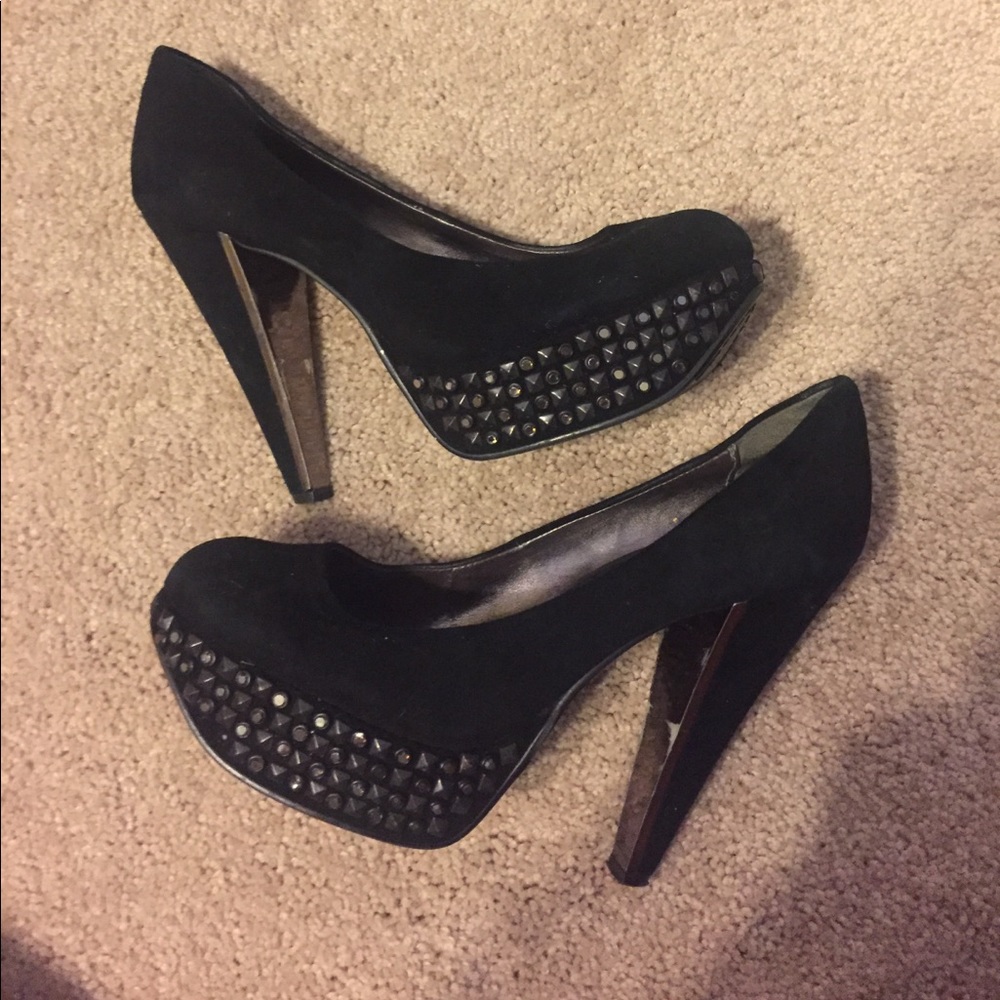 Sam Edelman rhinestone platform pump