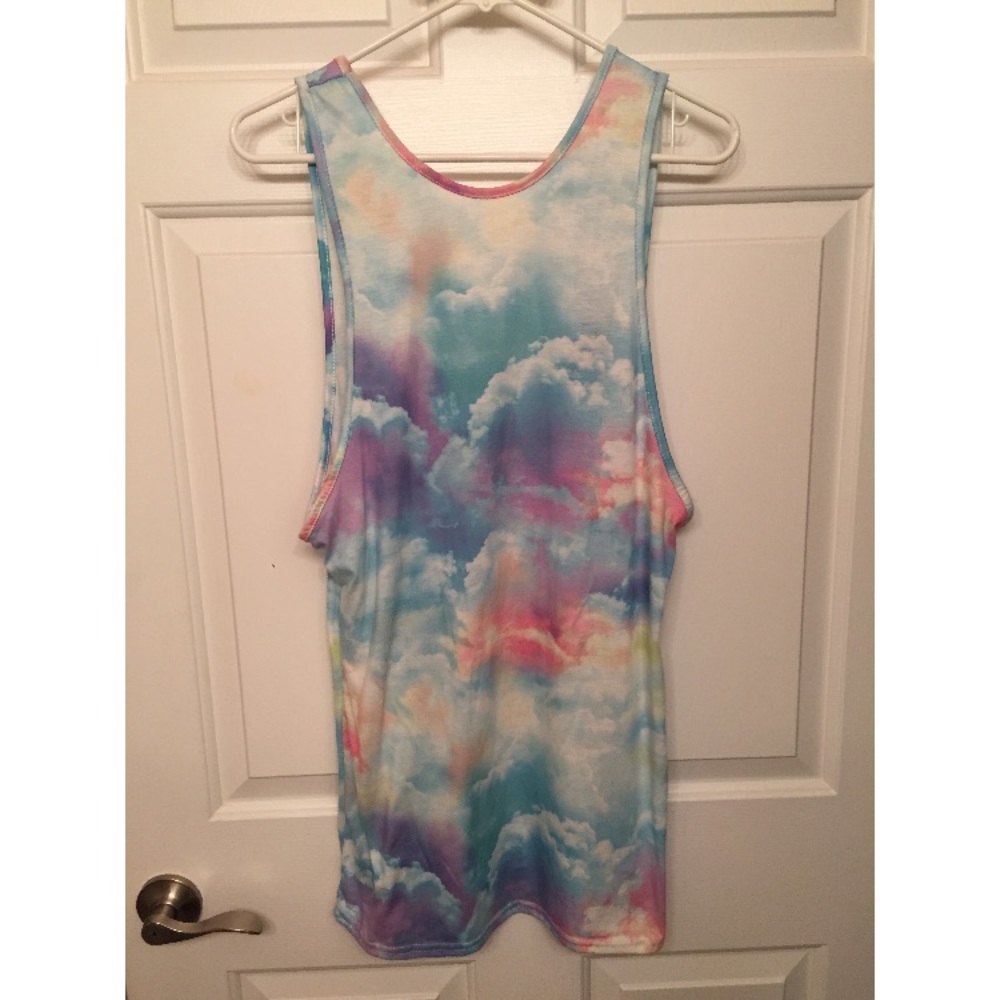 rainbow t-shirt dress