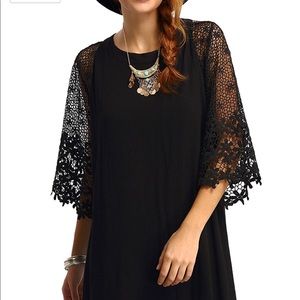 MakeMeChic casual half sleeve tunic dress, medium