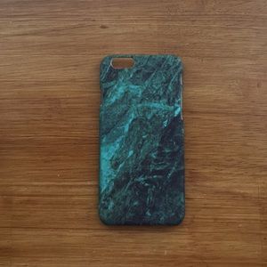 iPhone 6/6S/7/8 Teal Marble Phone Case