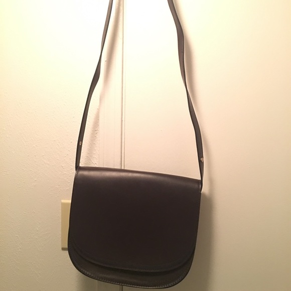 Mango vintage dark burgundy/brown cross body - Picture 2 of 4