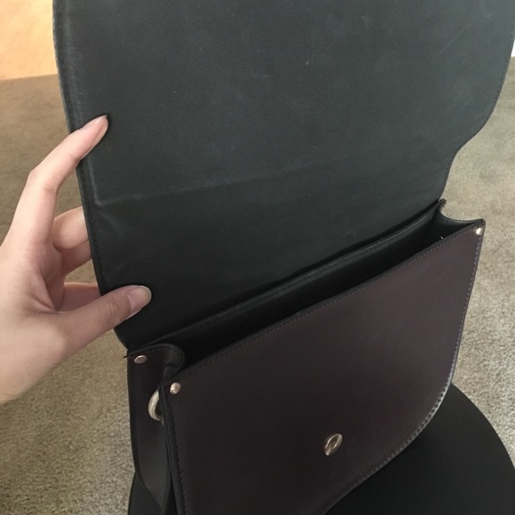 Mango vintage dark burgundy/brown cross body - Picture 3 of 4