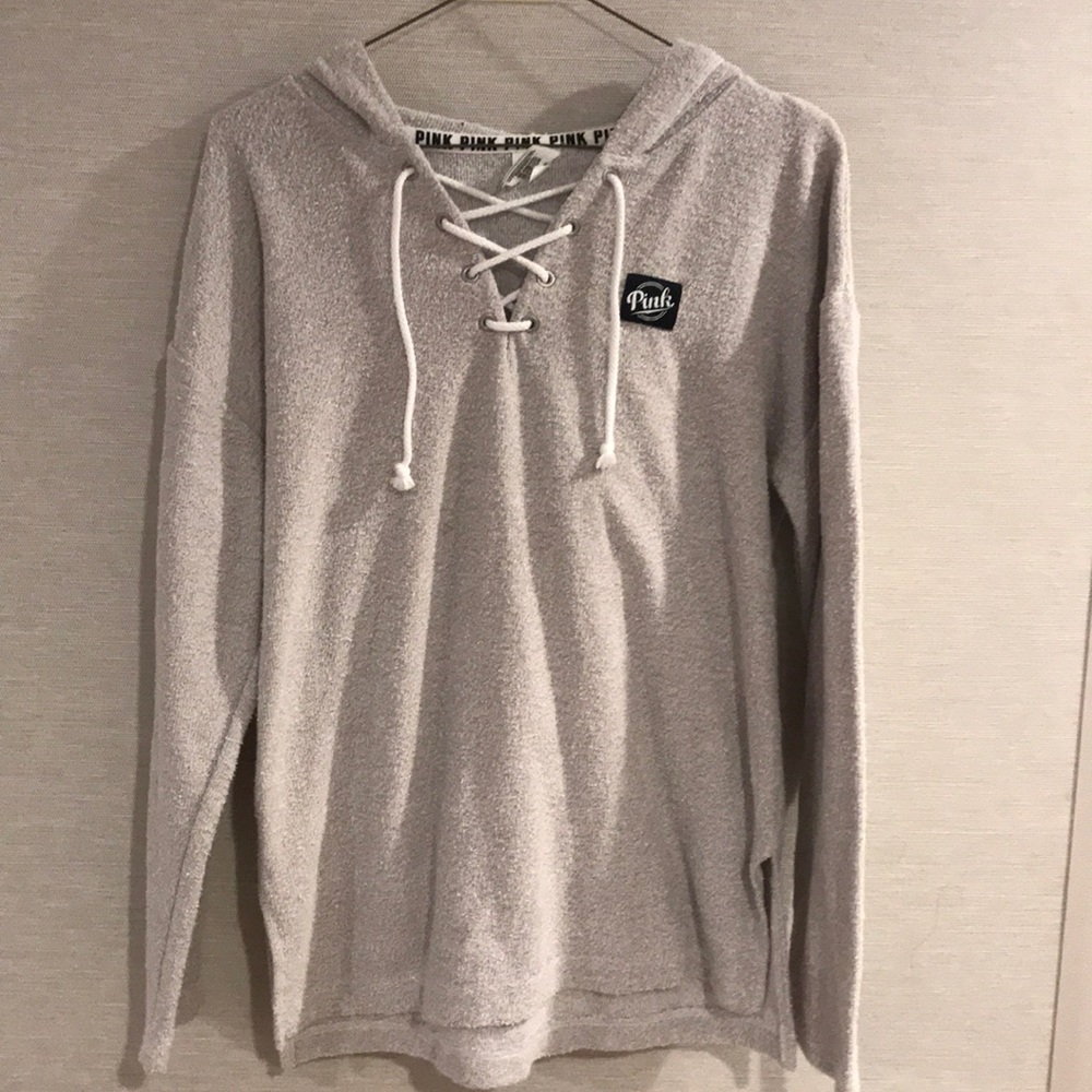 VS Pink- hooded sweater