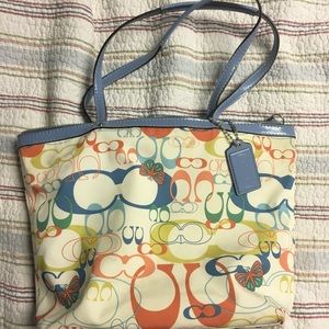 Coach purse and wristlet