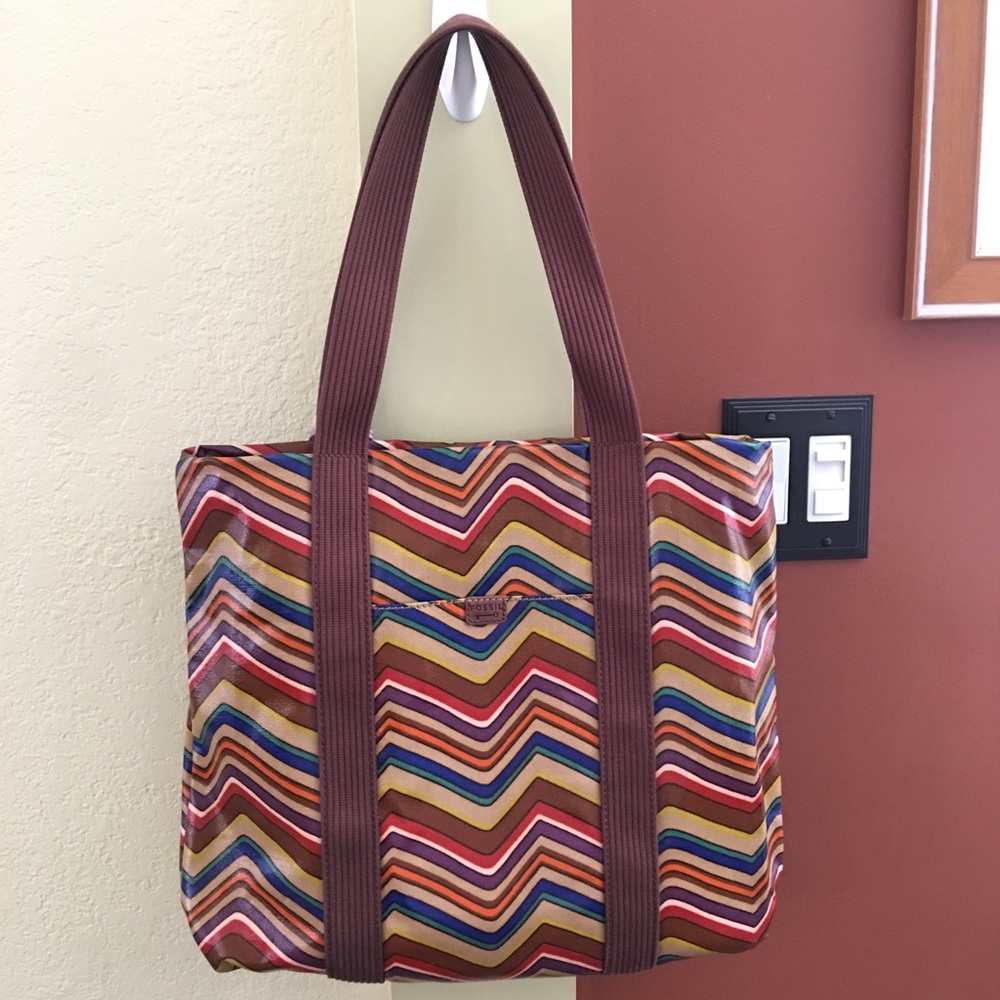 Fossil Large Tote Bag Rich Multicolor - image 1