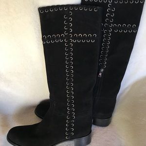 Prada suede boots