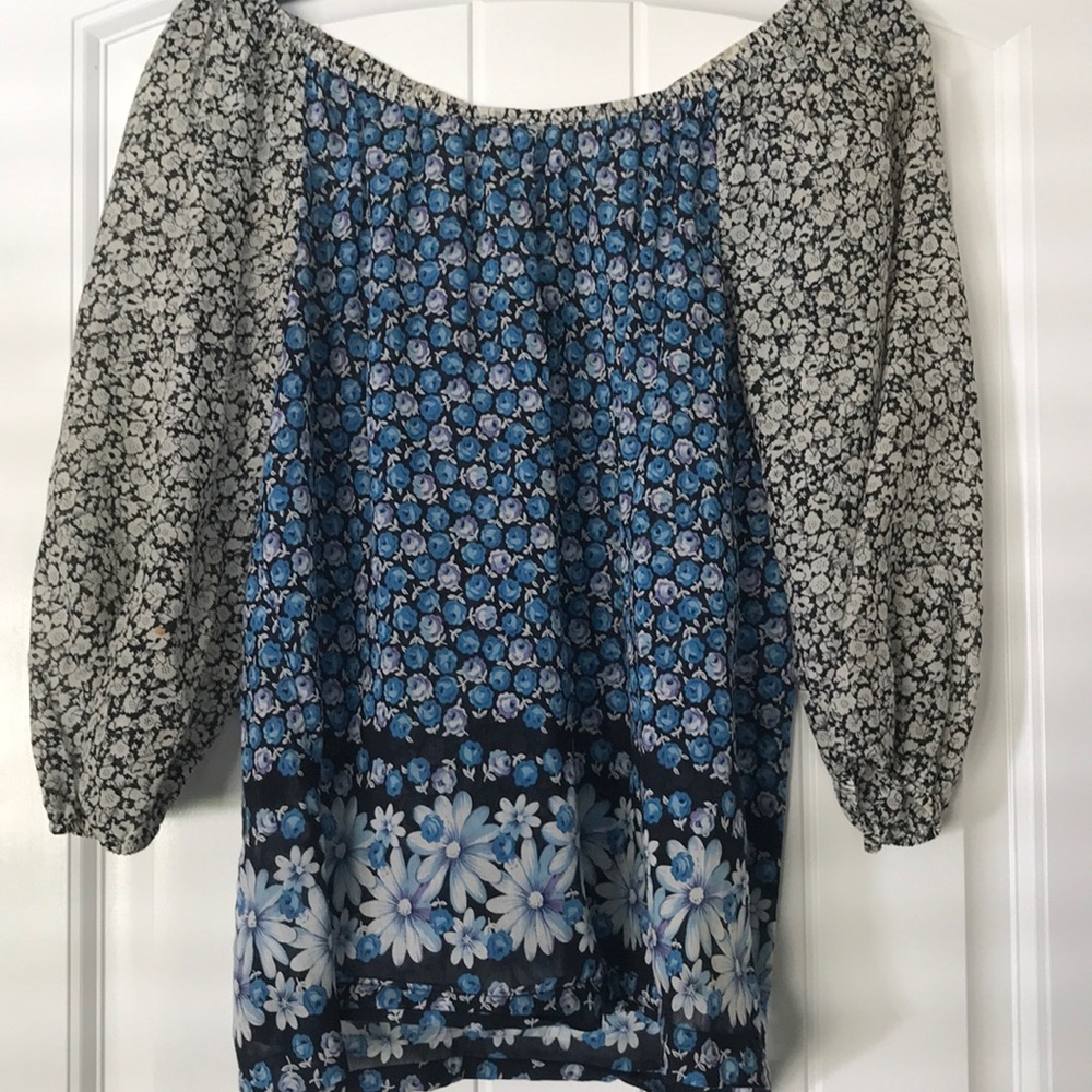Anthropologie flower top