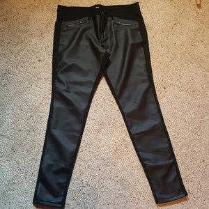 Faux Leather Jeggings