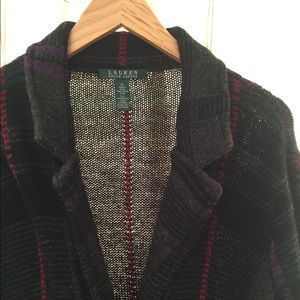 Ralf Lauren sweater coat xl wool