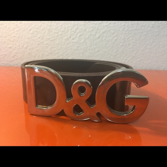 Dolce & Gabbana Other - Dolce & Gabbana D&G brown logo belt
