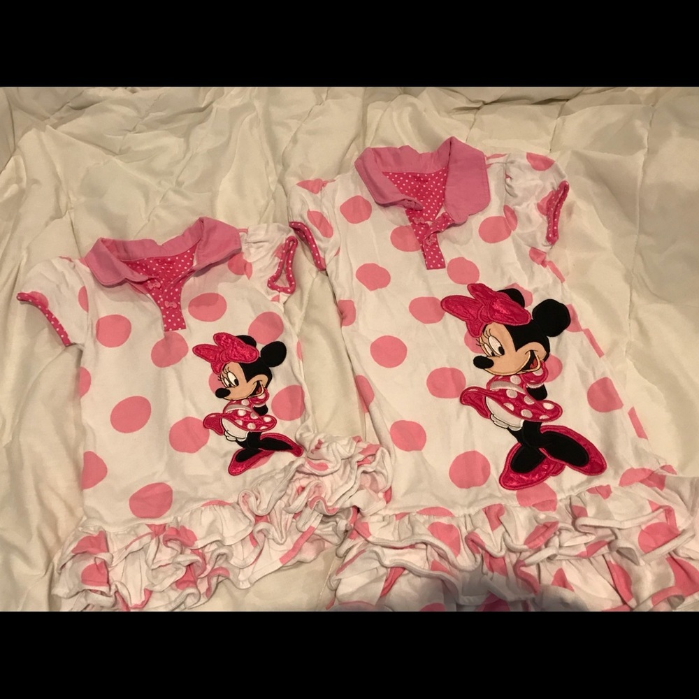 2 Minnie Mouse polo style dresses