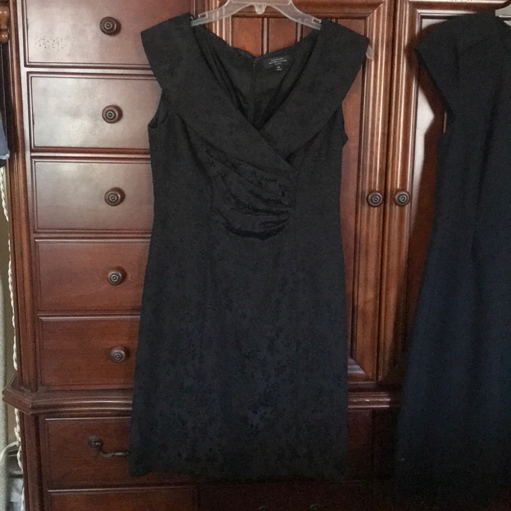 Tahari Black Dress
