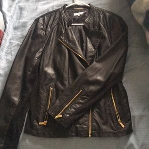 Faux-Leather Jacket