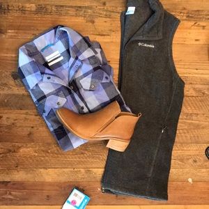 Columbia gray vest