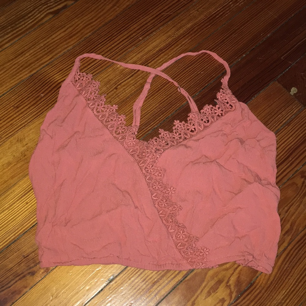 Forever 21 Maroon Crop Top